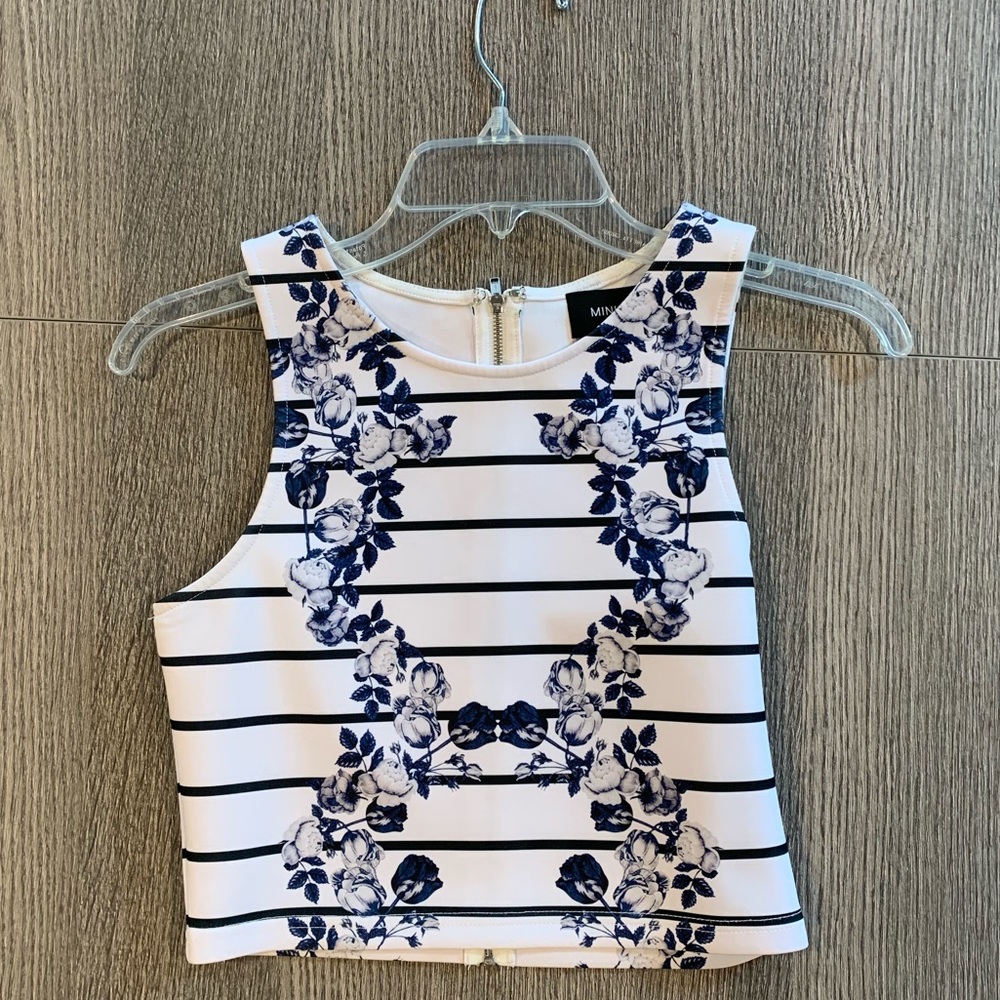 MinkPink Floral Crop Top